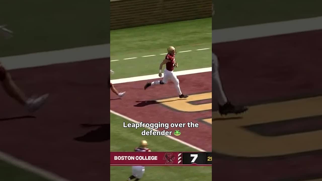 That was peak athleticism 🔥 #bostoncollege #accfootball #collegefootball