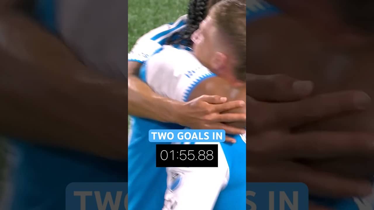 Clock it. #goal #mls #charlottefc #twominutes #timer #goals