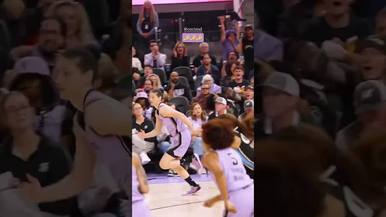 Ceci Is Smooth With The Turnaround 🤌#wnba #goldenstatevalkyries #shorts