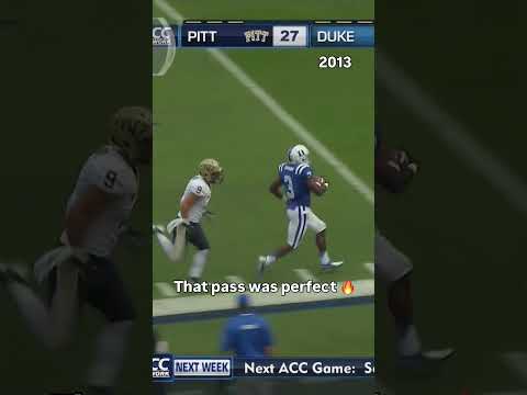 He placed that with precision 🤝 #dukebluedevils #accfootball #collegefootball