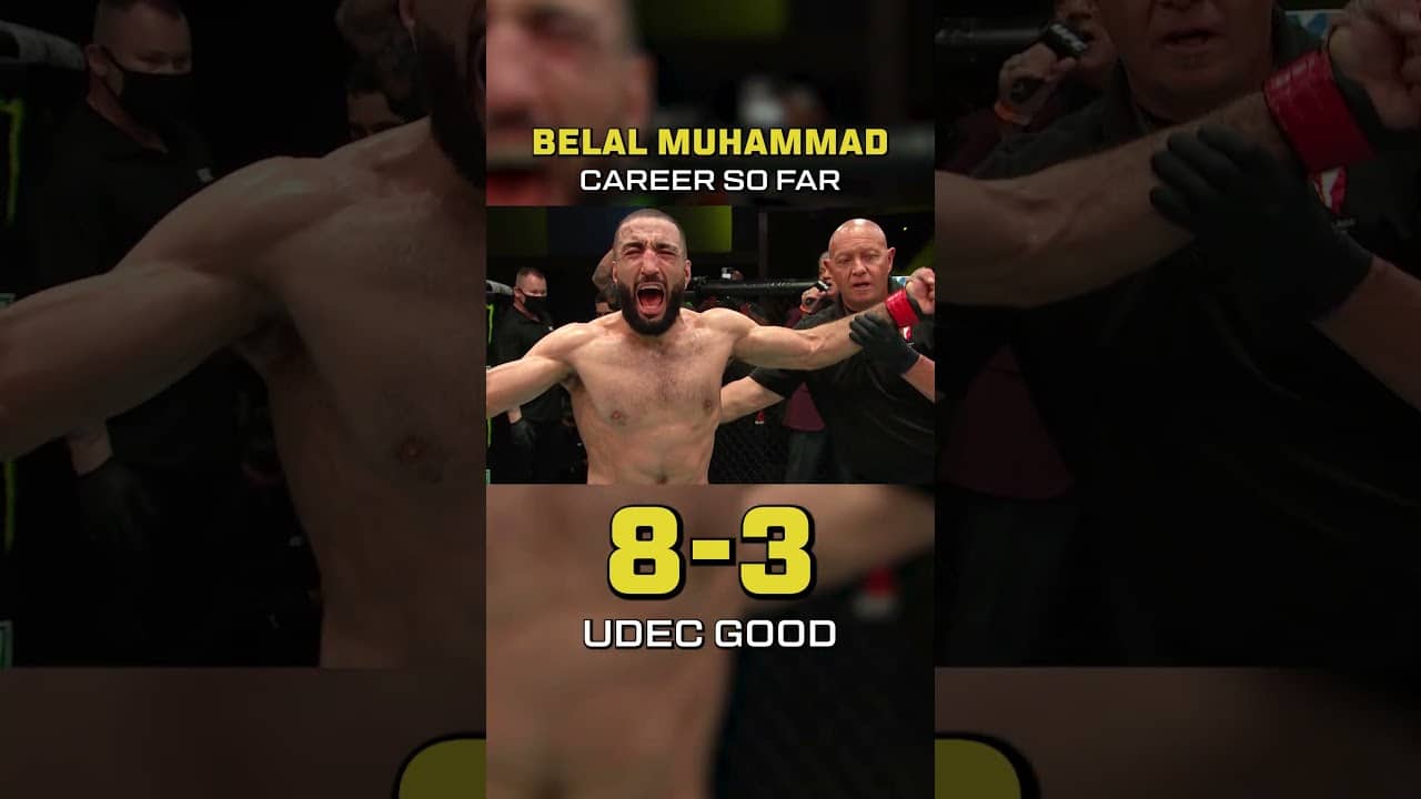 Belal Muhammad Career So Far #ufcvegas118