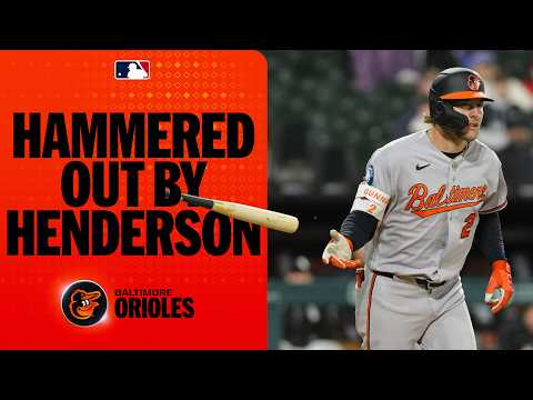 This Gunnar Henderson home run was fired out of a CANNON! 🔥 (His 3rd of the year!) | MLB Highlights