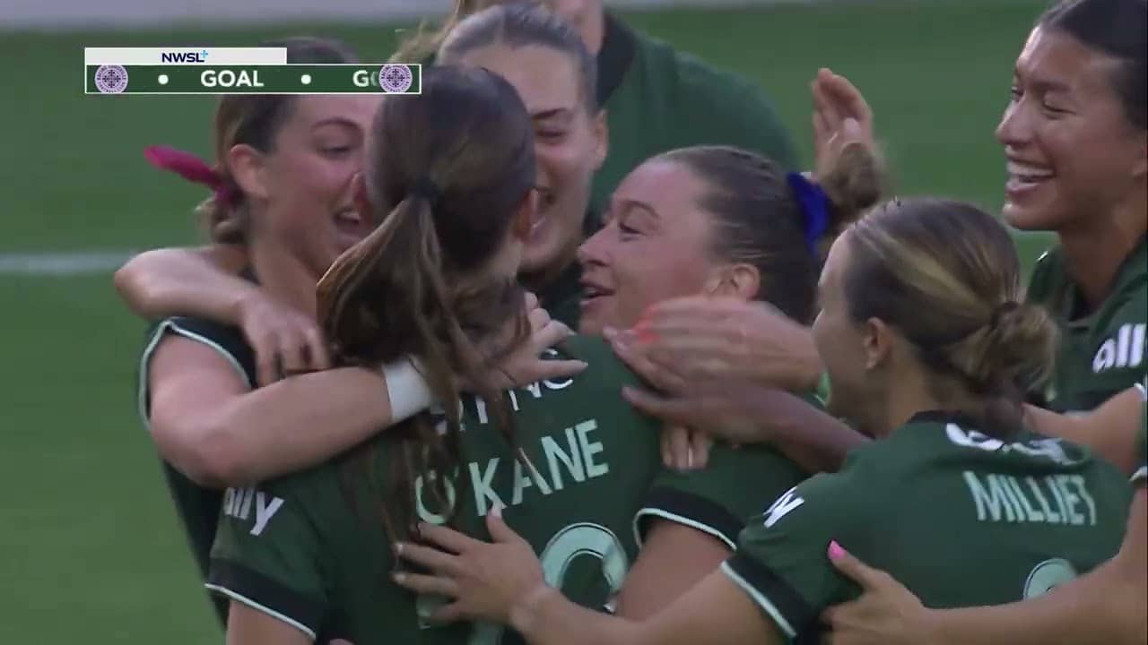 Goal: Katie O'Kane drills go-ahead free kick vs. Portland Thorns