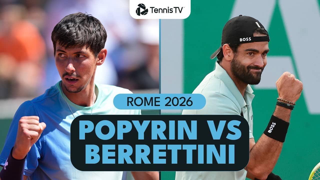 Alexei Popyrin vs Matteo Berrettini Highlights | Rome 2026