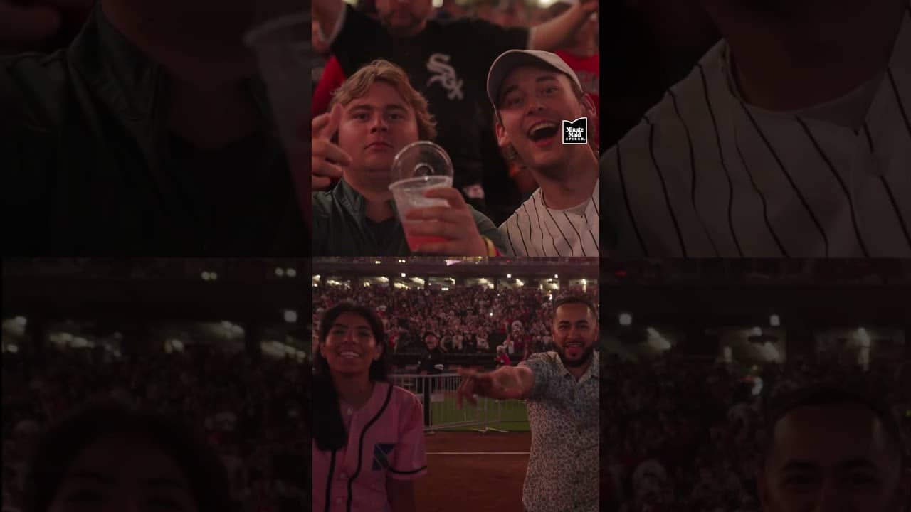 Lights out, volume up, Marshmello crushed it 🎵  @DrinkMinuteMaidSpiked #concert #baseball #music