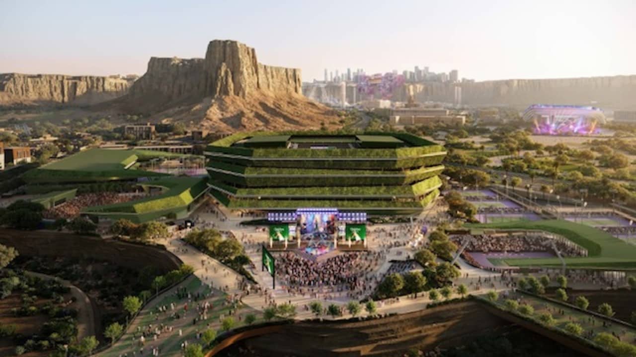 Saudi Arabia Unveils Huge Tennis Complex in Qiddiya City | 30 Courts, 33,000 Seats