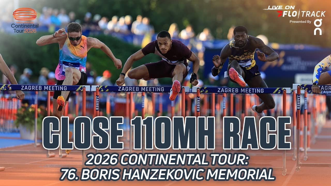 CRAZY Close 110mH Battle Between Jamal Britt and Cordell Tinch | 2026 Continental Tour Zagreb