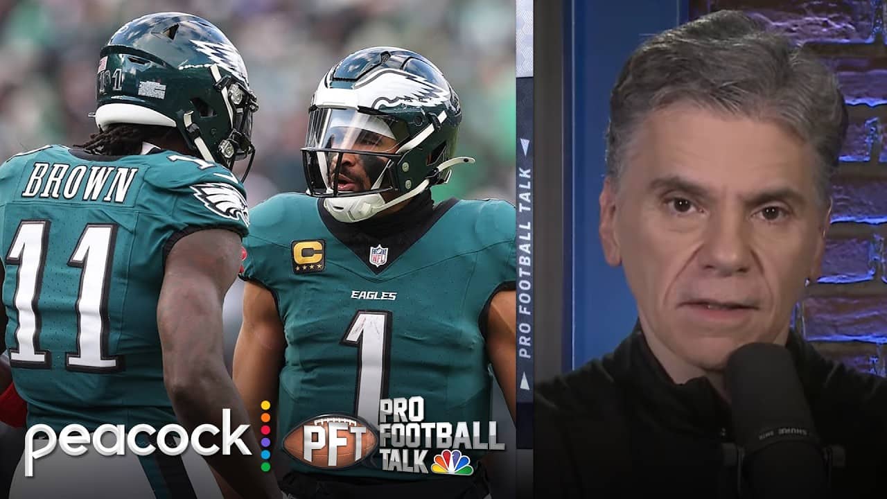 Analyzing the relationship between A.J. Brown and Jalen Hurts | Pro Football Talk | NFL on NBC