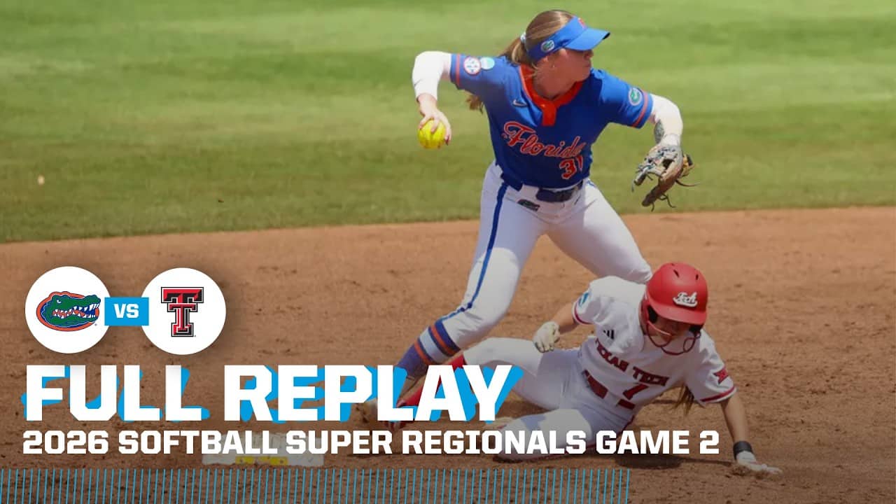 Florida vs. Texas Tech: 2026 NCAA softball super regionals Game 2  | FULL REPLAY