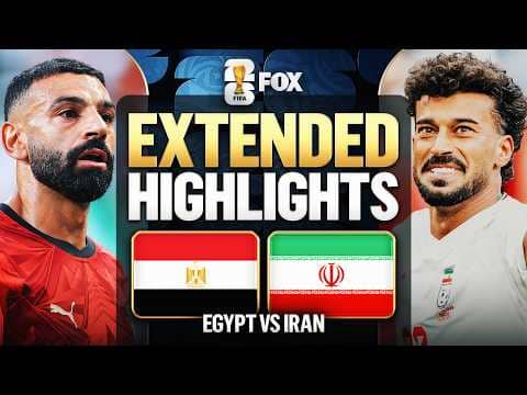 Egypt vs Iran Extended Highlights 🌎🏆 2026 FIFA World Cup™