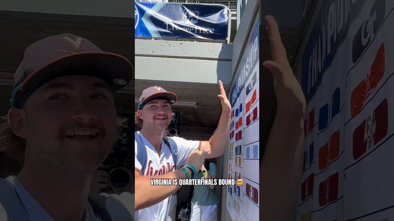 The Hoos are MOVIN’ ON 🗣️ #uva #virginia #baseball #collegebaseball #ncaabaseball #collegesports