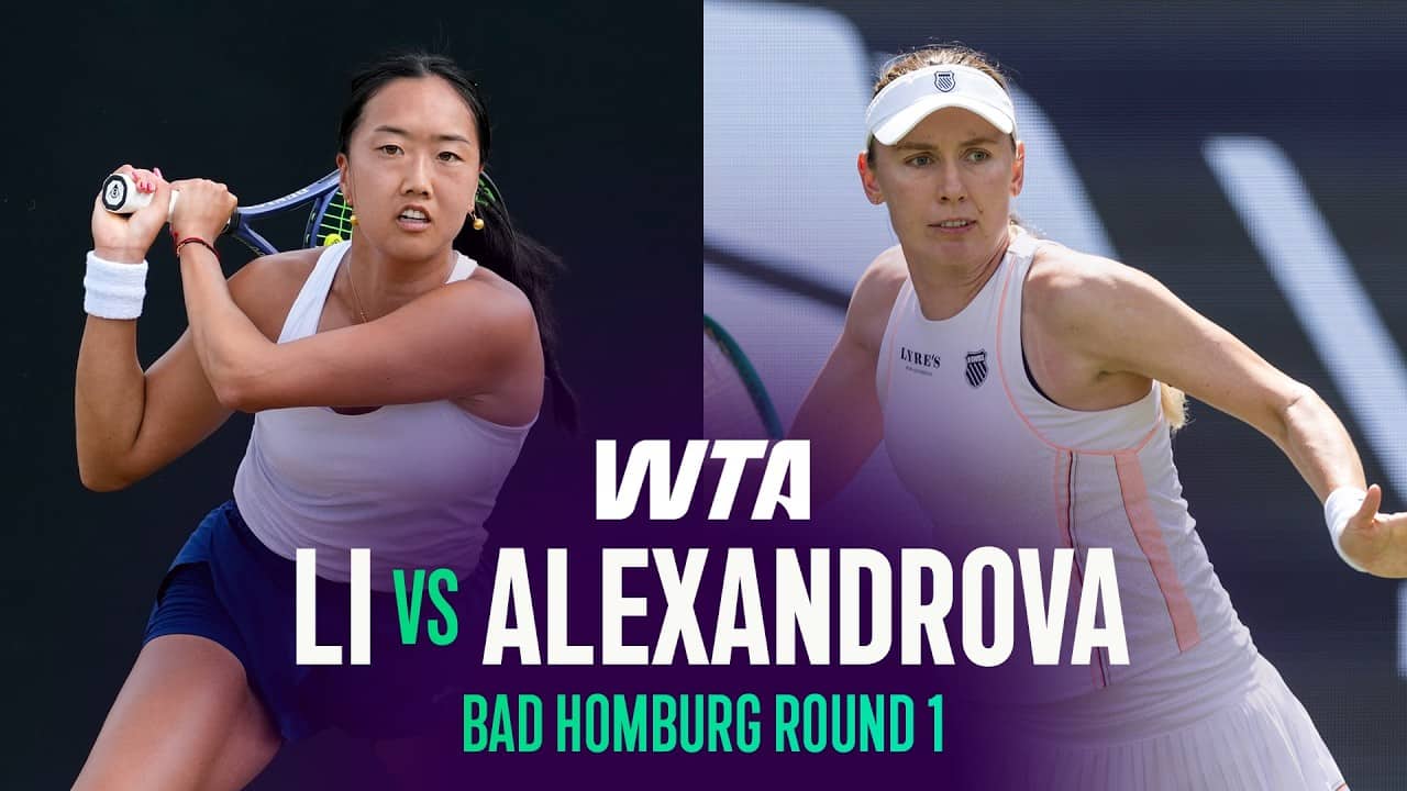 Ann Li vs. Ekaterina Alexandrova |  2026 Bad Homburg Round 1 | WTA Match Highlights