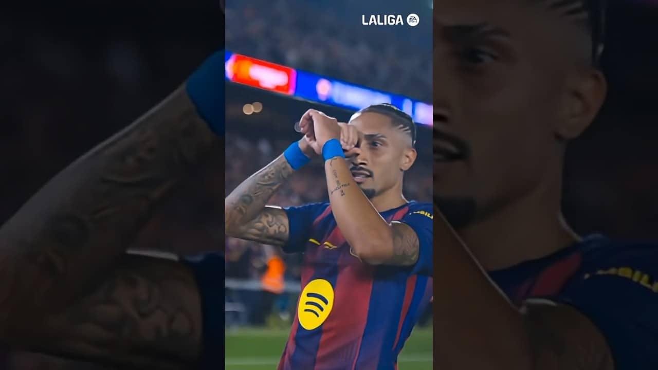 𝗥𝗮𝗽𝗵𝗮𝗲𝗹 𝗗𝗶𝗮𝘀 𝗕𝗲𝗹𝗹𝗼𝗹𝗶 🔭 #LaLigaHighlights #shorts #raphinha