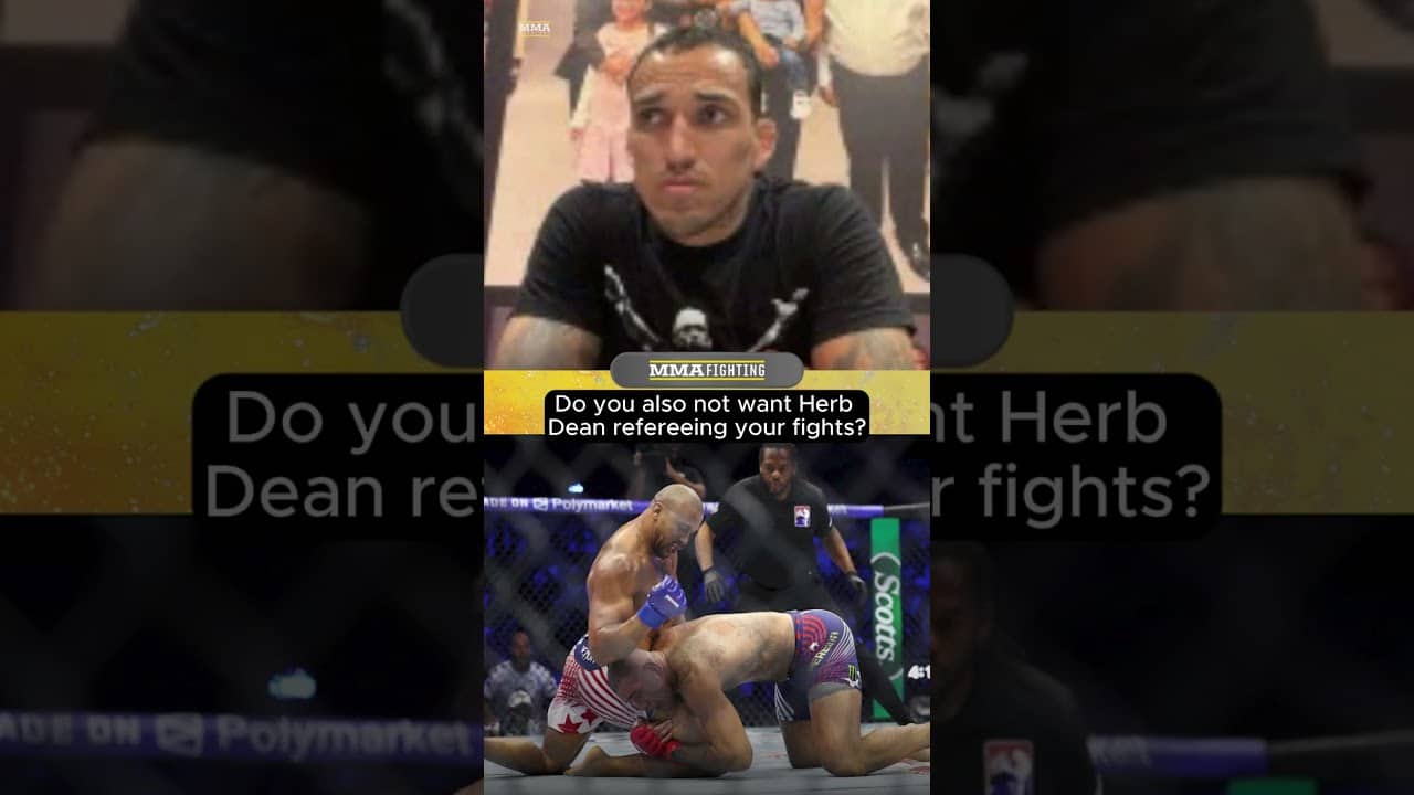 Charles Oliveira REACTS to Alex Pereira vs. Herb Dean feud | MMA Fighting