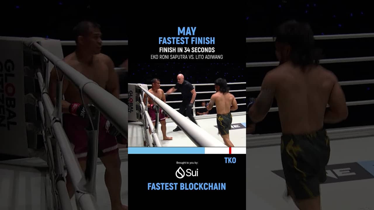 No time wasted 😤 Lito Adiwang claims May's fastest finish at ONE Fight Night 43!