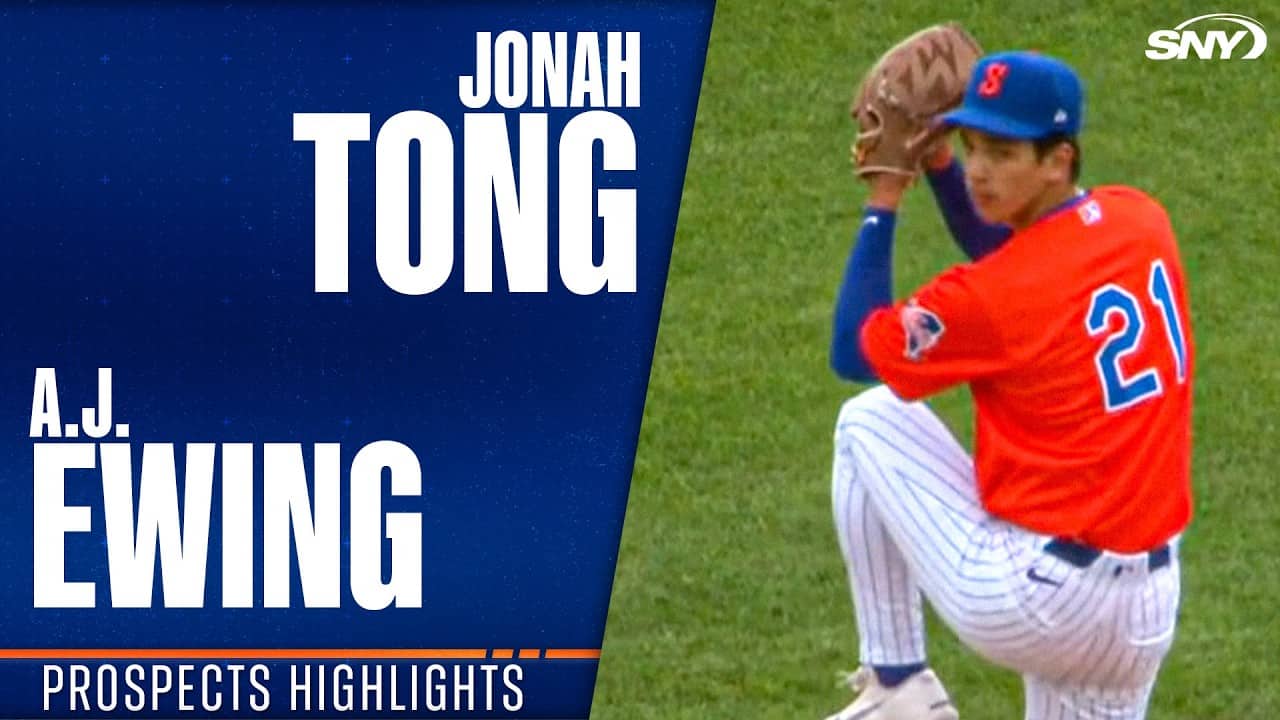 Jonah Tong, A.J. Ewing  | Mets Prospects Highlights