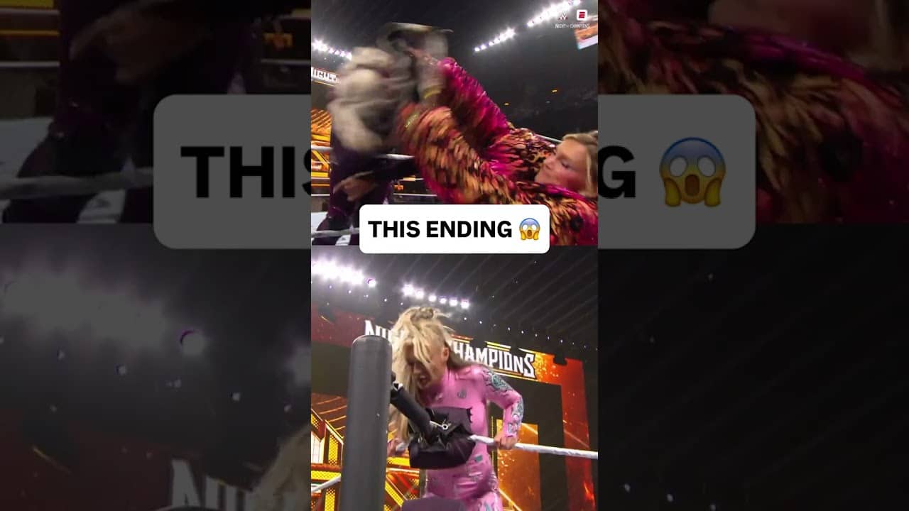 TIFFANY STRATTON RETAINS IN A WILD ENDING TO THE MATCH 🤯