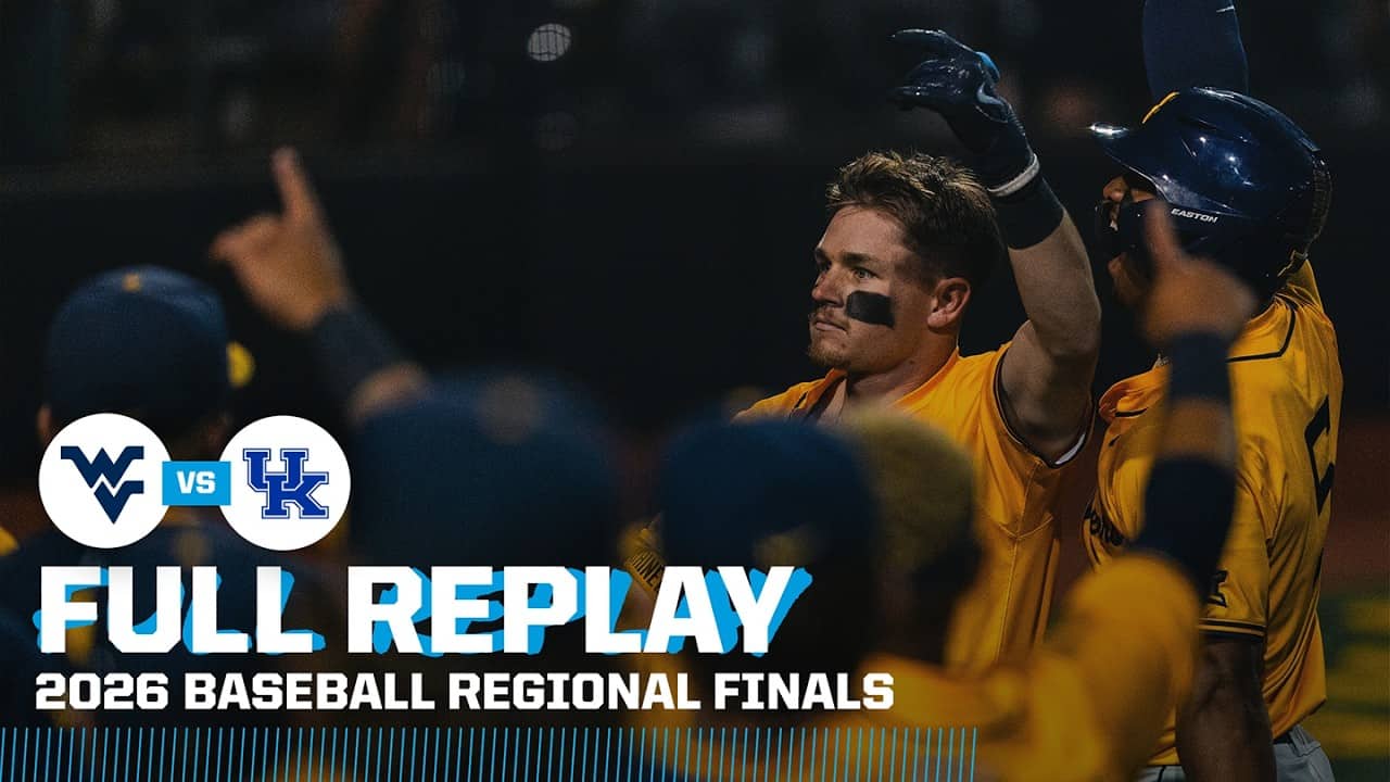 West Virginia vs. Kentucky: 2026 NCAA baseball regional finals | FULL REPLAY