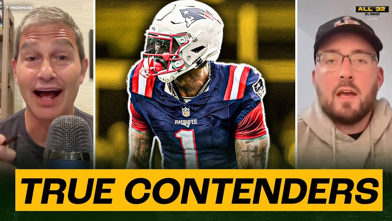 AJ Brown Makes Patriots AFC FAVORITES | All 32 NFL Podcast