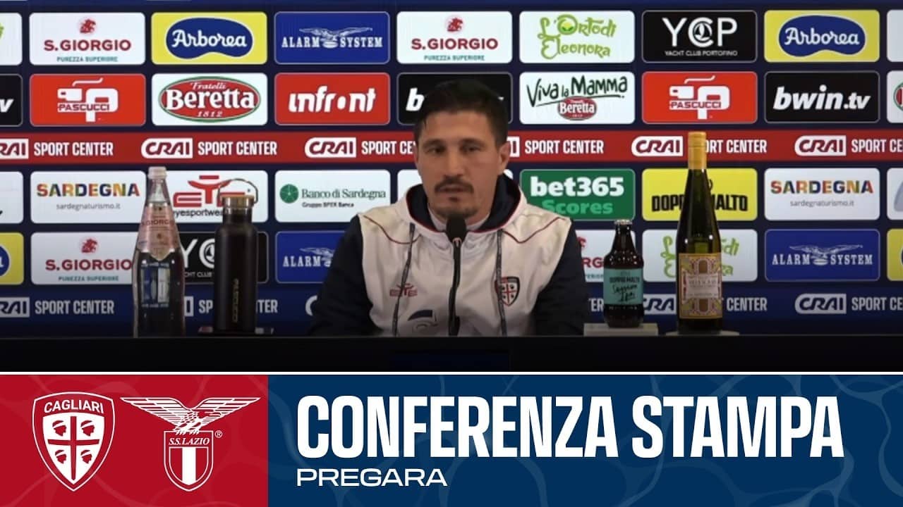SERIE A ENILIVE |  MISTER PISACANE IN CONFERENZA STAMPA | CAGLIARI - LAZIO