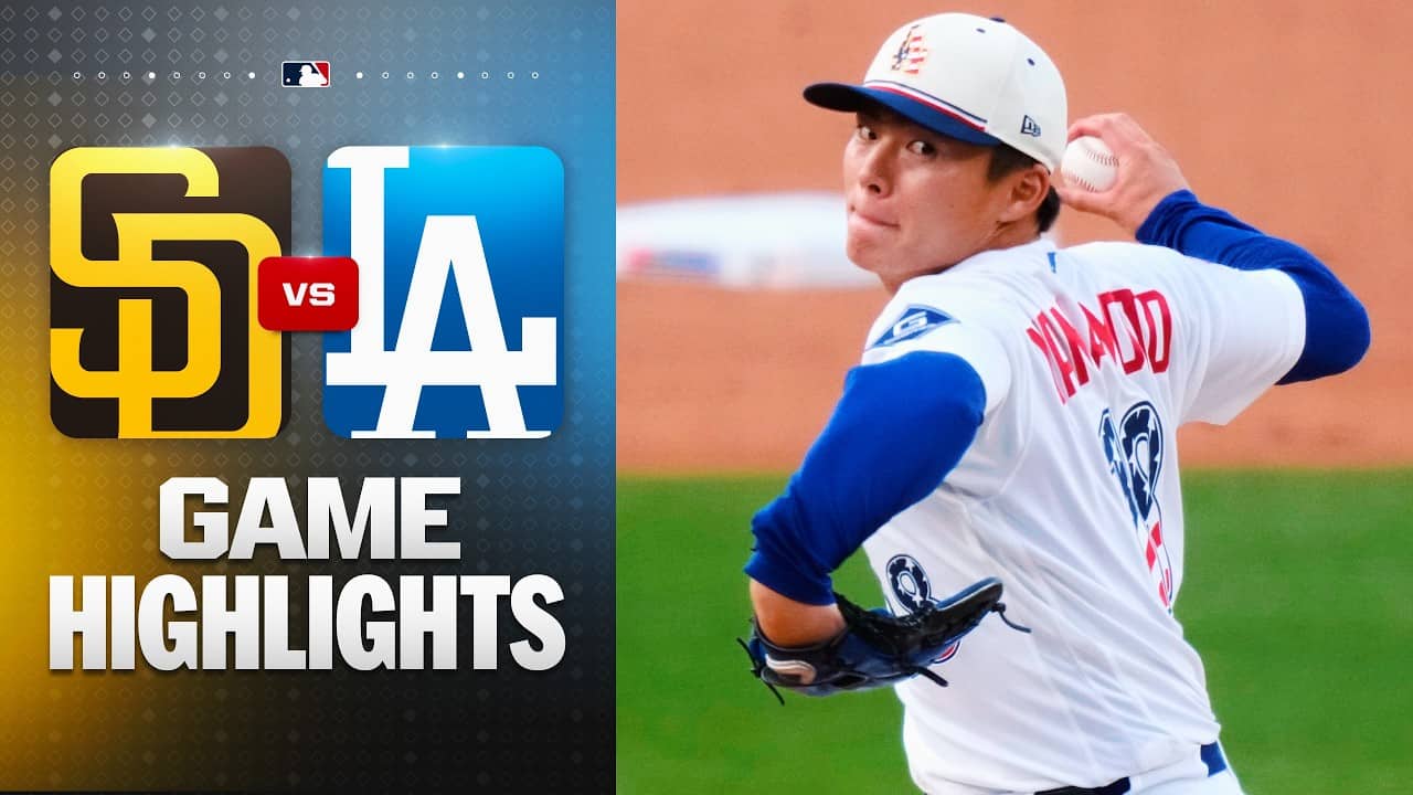 Padres vs. Dodgers Game Highlights (7/4/26) | MLB Highlights