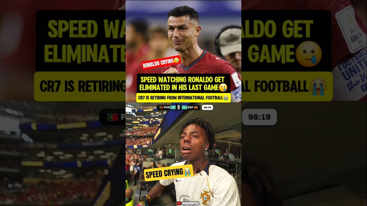 Speed CRYING watching his GOAT retire😭