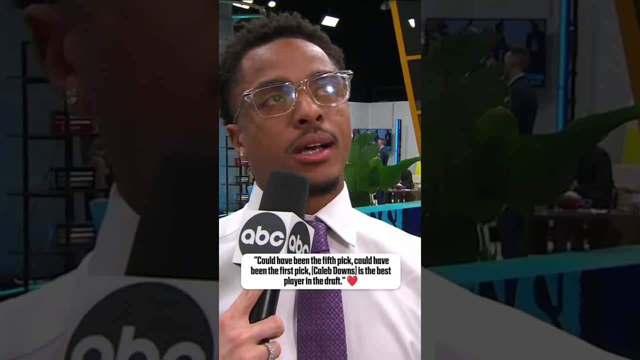 Josh Downs reacts to his brother Caleb getting drafted ❤️
