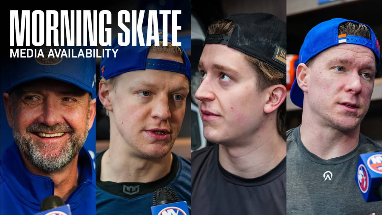 New York Islanders Morning Skate Availability | NYI vs TOR