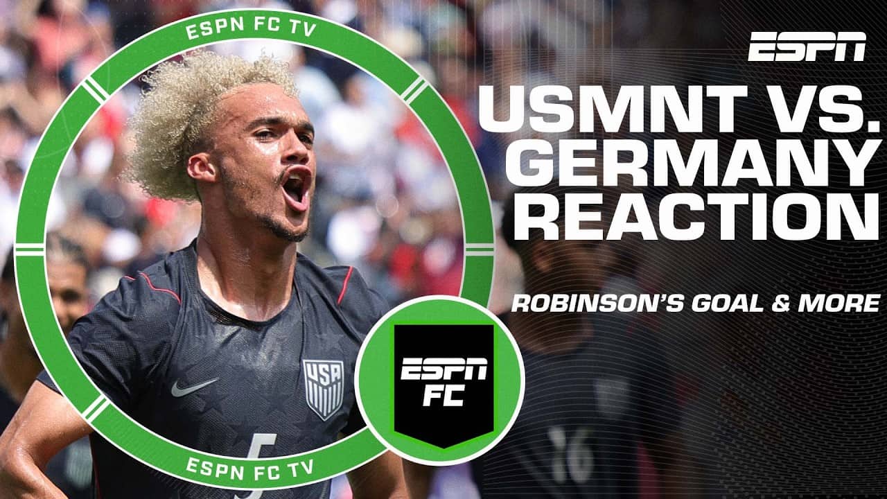 USMNT vs. Germany ⚽ Reacting to Antonee Robinson's UNREAL goal 😤 | ESPN FC