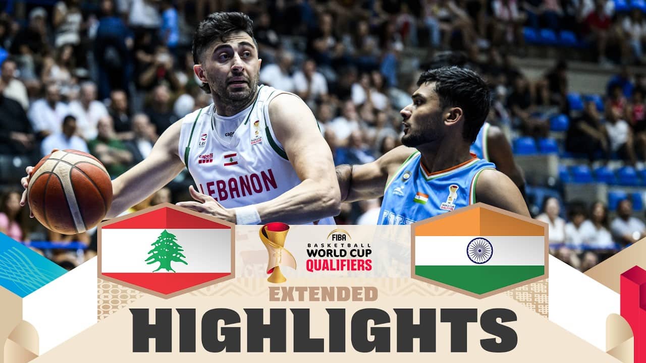 Lebanon 🇱🇧 eliminate India 🇮🇳 to move on to Second Round | HIGHLIGHTS | #FIBAWC 2027 Qualifiers