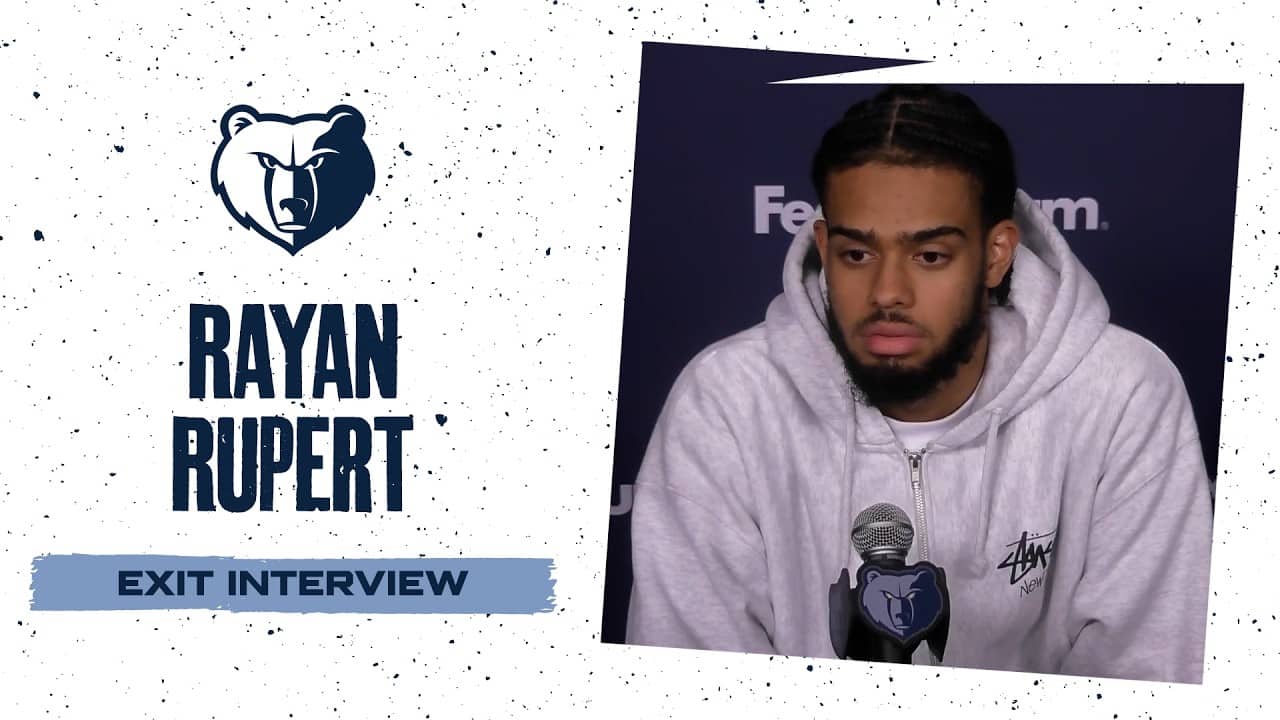Rayan Rupert | 2025-26 Grizzlies Exit Interviews