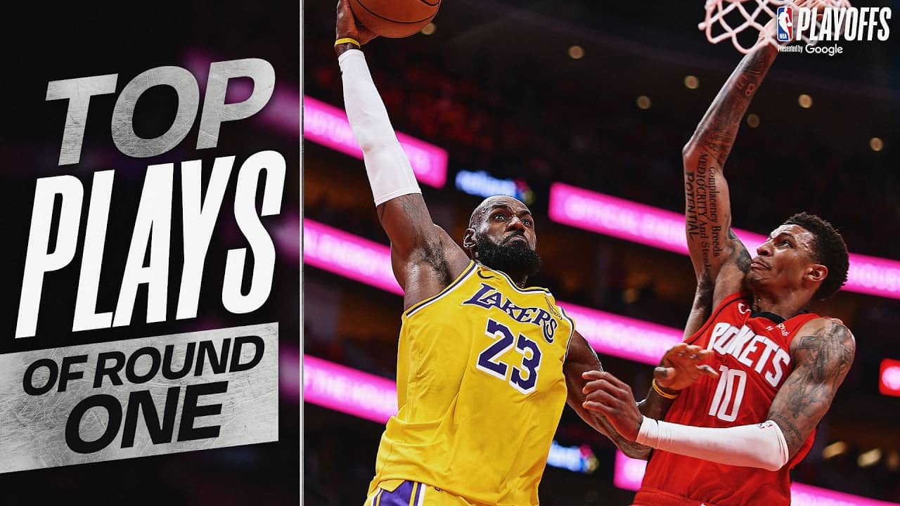 You WON’T Believe the TOP PLAYS from Round 1 🤯🔥 | NBA Playoffs presented by Google