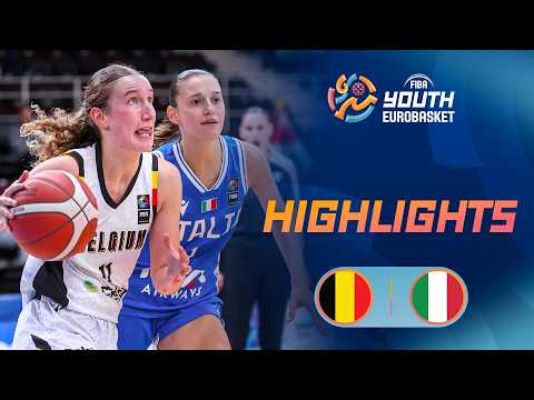 Round of 16: Belgium 🇧🇪 vs Italy 🇮🇹 | Highlights | FIBA U20 Women's EuroBasket 2026