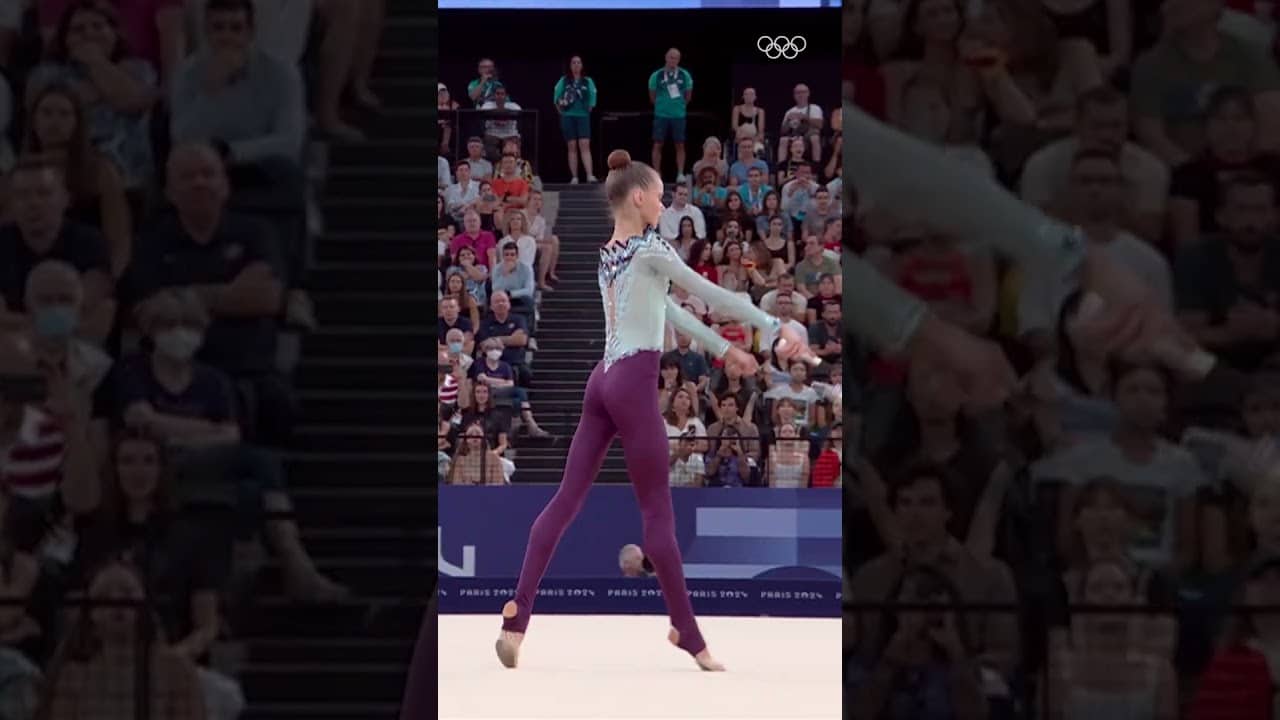 Taisiia Onofriichuk blended elegance and remarkable control in a memorable performance! #Paris2024