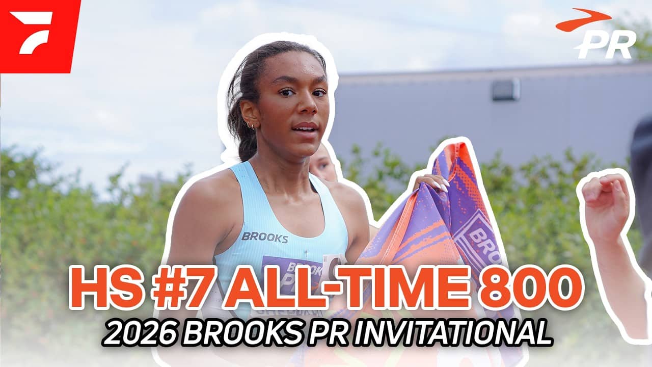 HS #7 All-Time 800m in Sheppard & Combe Rematch | 2026 Brooks PR Invitational Race Video