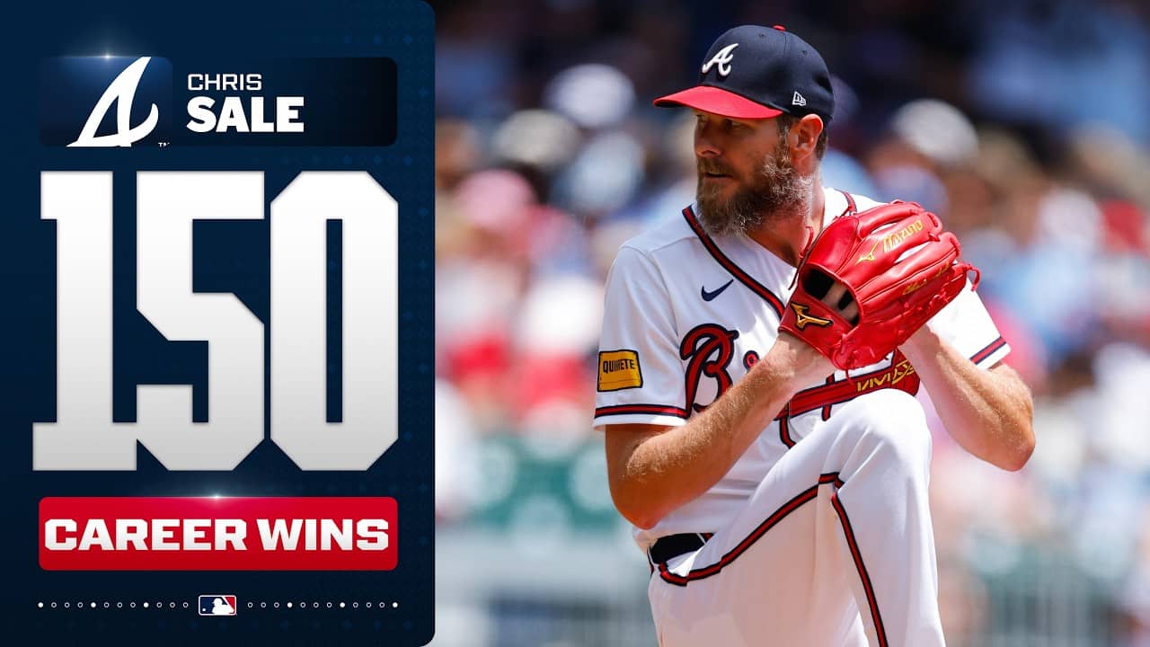 Chris Sale DOMINATES en route to his 150th career win! 🔥 (6 IP, 9 Ks, 1 H vs. Phillies 😮‍💨)