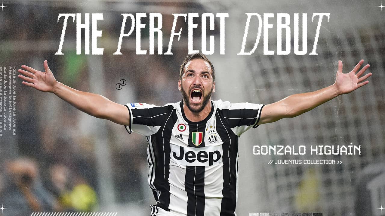 THE PERFECT DEBUT! 💥 Higuaín’s First Match & Goal for Juventus ⚪️⚫️