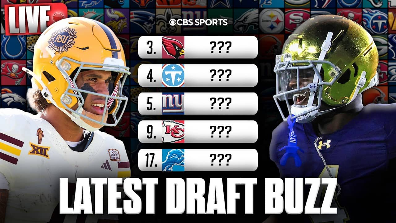 2026 NFL Draft SUPER PREVIEW: Latest rumors, buzz & insider info | LIVE 🚨