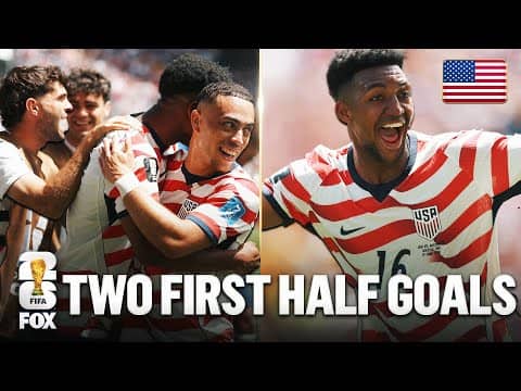United States Scores TWO GOALS in First Half vs Australia 🇺🇸