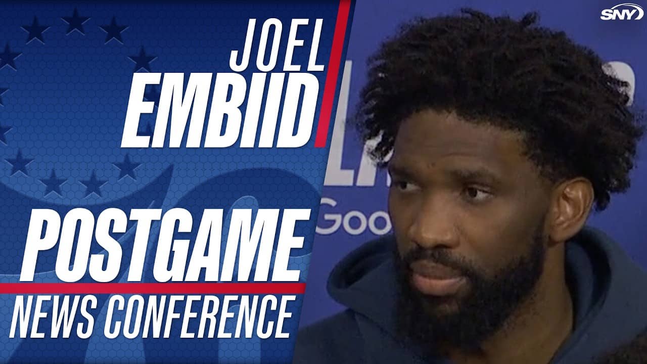 Joel Embiid reflects as Knicks complete sweep against 76ers in Philadelphia