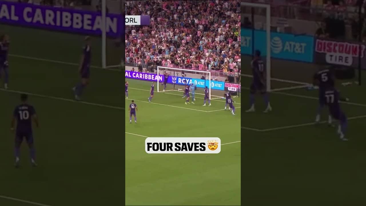 HUGE SAVES FROM MAXIME CRÉPEAU 👏 (via MLS on Apple TV)