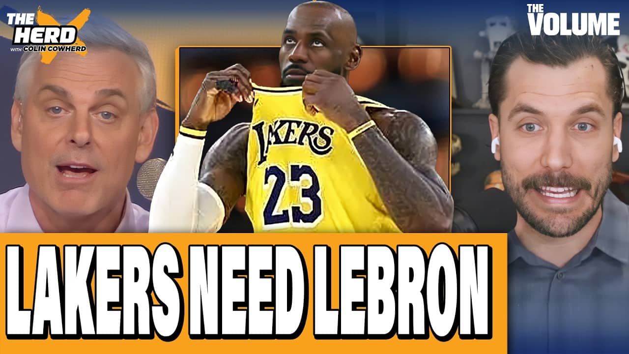 Colin Cowherd DEBATES how far LeBron James takes Lakers without Luka Doncic | THE HERD NBA Playoffs
