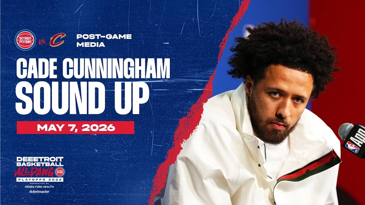Game 2 Round 2: Post-Game Press Conference: Cade Cunningham | Pistons vs. Cavs | 05.07.26
