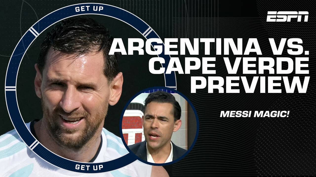 'EXPECT MORE MESSI GREATNESS!' 🤩 - Herculez Gomez on Argentina vs. Cape Verde | Get Up
