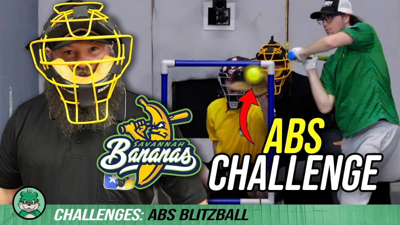 Savannah Bananas Umpire Calls BLITZBALL With ABS 🍌 | Warehouse Challenges