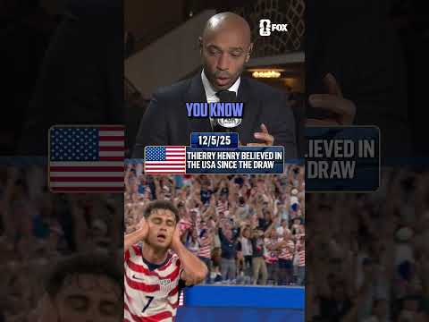 Thierry Henry spoke on his belief in the #USMNT during the FIFA World Cup draw back in December