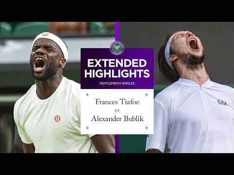 Ultimate entertainment! 🤩 | Frances Tiafoe v Alexander Bublik | Extended Highlights | Wimbledon 2026
