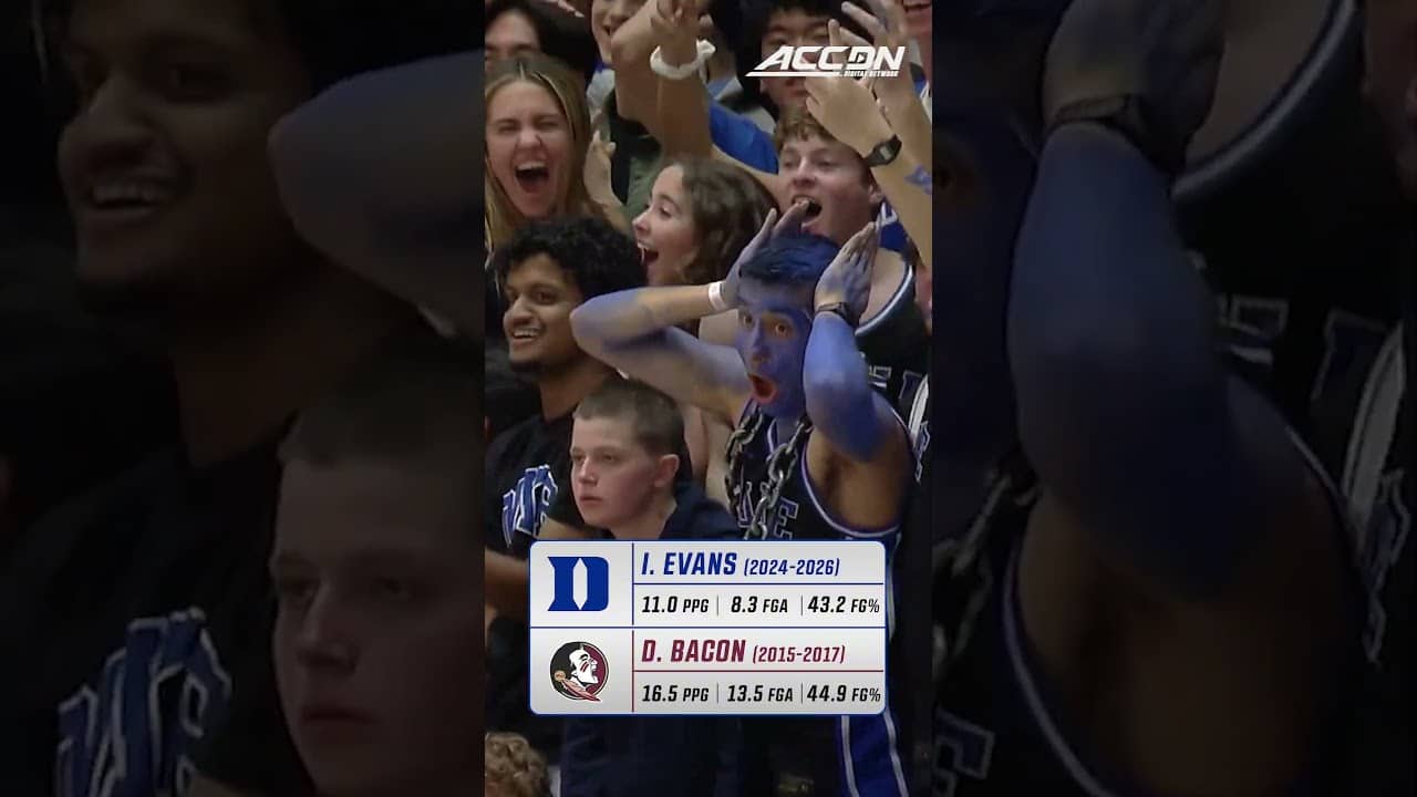 🎯 Isaiah Evans can fill it up from all over the floor. Which ACC greats do you see? #duke #nbadraft