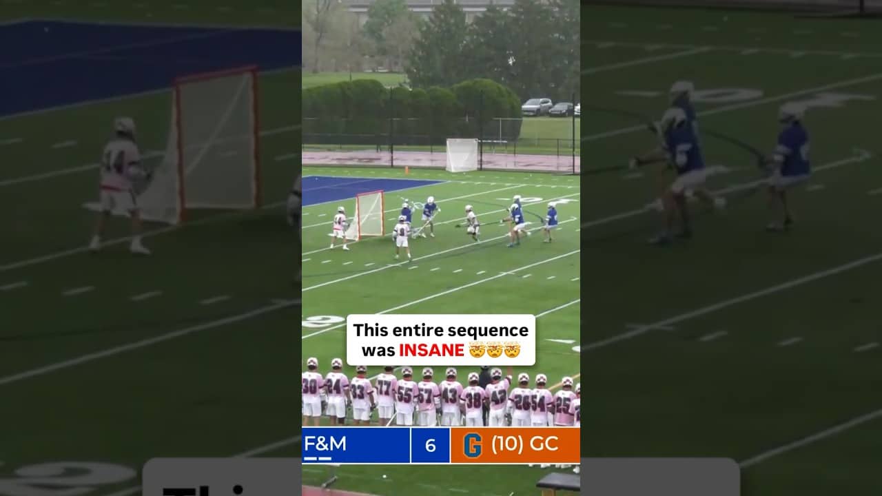 This is why you should tune into D3 🔥 (via Gettysburg Lacrosse, IG/gsmprod)