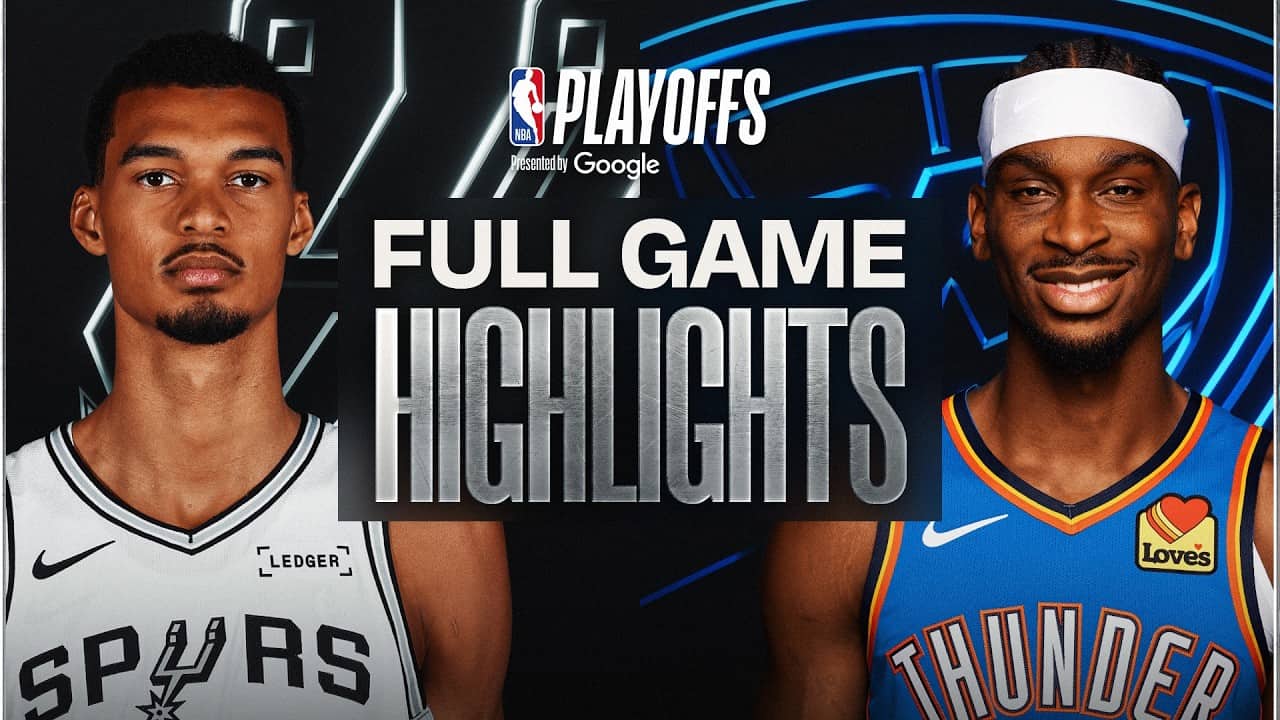 #2 SPURS at #1 THUNDER | FULL GAME 1 HIGHLIGHTS | May 18, 2026